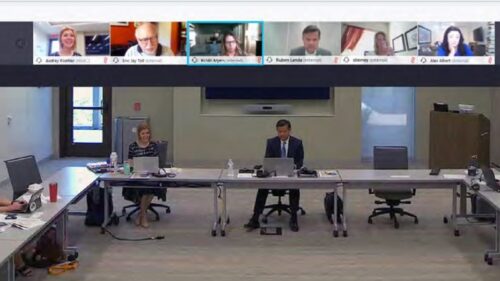 The project team meets virtually with stakeholders and local governments