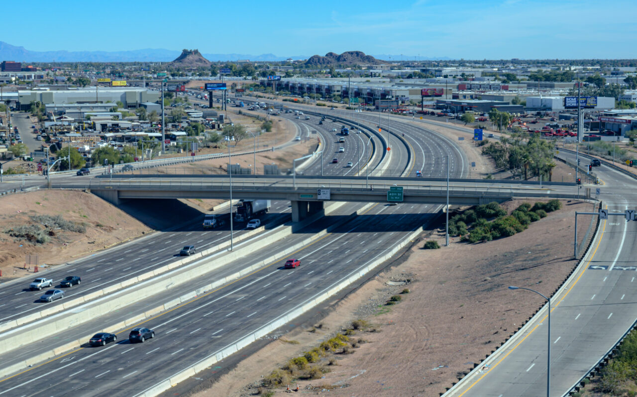 2021 Construction Photos – I-10 Broadway Curve Improvement Project